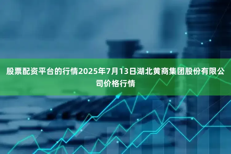 股票配资平台的行情2025年7月13日湖北黄商集团股份有限公司价格行情